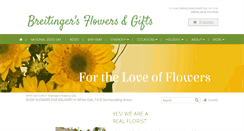 Desktop Screenshot of breitingerflowers.com